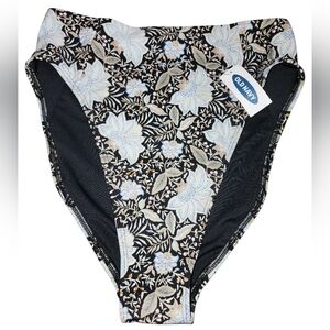 Old Navy Floral Highwaisted‎ Bikini Bottom Nwt Size Small
